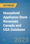 Household Appliance Store Revenues Canada and USA Database - Product Thumbnail Image