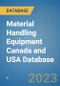 Material Handling Equipment Canada and USA Database - Product Image