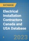 Electrical Installation Contractors Canada and USA Database - Product Image