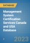 Management System Certification Services Canada and USA Database - Product Thumbnail Image