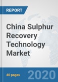 China Sulphur Recovery Technology Market: Prospects, Trends Analysis, Market Size and Forecasts up to 2025- Product Image