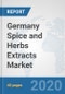 Germany Spice and Herbs Extracts Market: Prospects, Trends Analysis, Market Size and Forecasts up to 2025 - Product Thumbnail Image