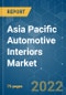 Asia Pacific Automotive Interiors Market - Growth, Trends, COVID-19 Impact, and Forecasts (2022 - 2027) - Product Thumbnail Image