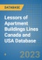 Lessors of Apartment Buildings Lines Canada and USA Database - Product Image