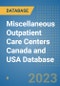 Miscellaneous Outpatient Care Centers Canada and USA Database - Product Thumbnail Image
