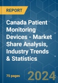 Canada Patient Monitoring Devices - Market Share Analysis, Industry Trends & Statistics, Growth Forecasts 2021 - 2029- Product Image