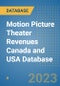 Motion Picture Theater Revenues Canada and USA Database - Product Image
