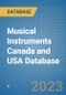 Musical Instruments Canada and USA Database - Product Image