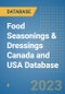 Food Seasonings & Dressings Canada and USA Database - Product Image