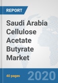 Saudi Arabia Cellulose Acetate Butyrate Market: Prospects, Trends Analysis, Market Size and Forecasts up to 2025- Product Image