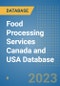 Food Processing Services Canada and USA Database - Product Thumbnail Image