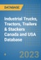 Industrial Trucks, Tractors, Trailers & Stackers Canada and USA Database - Product Image