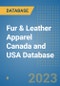 Fur & Leather Apparel Canada and USA Database - Product Image