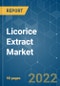 Licorice Extract Market - Growth, Trends, COVID-19 Impact, and Forecasts (2022 - 2027) - Product Image