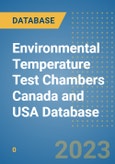 Environmental Temperature Test Chambers Canada and USA Database- Product Image