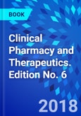 Clinical Pharmacy and Therapeutics. Edition No. 6- Product Image