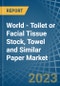 World - Toilet or Facial Tissue Stock, Towel and Similar Paper - Market Analysis, Forecast, Size, Trends and Insights. Update: COVID-19 Impact - Product Image