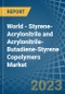 World - Styrene-Acrylonitrile (San) and Acrylonitrile-Butadiene-Styrene (Abs) Copolymers (In Primary Forms) - Market Analysis, Forecast, Size, Trends and Insights. Update: COVID-19 Impact - Product Image