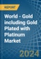World - Gold including Gold Plated with Platinum - Market Analysis, Forecast, Size, Trends and Insights. Update: COVID-19 Impact - Product Image