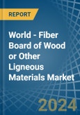 World - Fiber Board of Wood or Other Ligneous Materials - Market Analysis, Forecast, Size, Trends and Insights. Update: COVID-19 Impact- Product Image