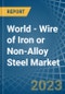 World - Wire of Iron or Non-Alloy Steel (Stainless Steel or Other Alloy Steel) - Market Analysis, Forecast, Size, Trends and Insights. Update: COVID-19 Impact - Product Image