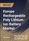 Europe Rechargeable Poly Lithium-Ion Battery Market by Structure, Application and Country: Industry Analysis and Forecast 2020-2026 - Product Thumbnail Image