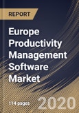 Europe Productivity Management Software Market by Deployment Type, Organization Size, Solution and Country: Industry Analysis and Forecast 2020-2026- Product Image