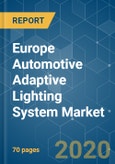 Europe Automotive Adaptive Lighting System Market - Growth, Trends and Forecast (2020 - 2025)- Product Image