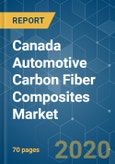 Canada Automotive Carbon Fiber Composites Market - Growth Trends and Forecasts (2020 - 2025)- Product Image