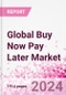Global Buy Now Pay Later Business and Investment Opportunities - 75+ KPIs on Buy Now Pay Later Trends by End-Use Sectors, Operational KPIs, Market Share, Retail Product Dynamics, and Consumer Demographics - Q1 2022 Update - Product Image