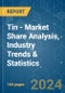 Tin - Market Share Analysis, Industry Trends & Statistics, Growth Forecasts 2019 - 2029 - Product Image