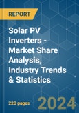 Solar PV Inverters - Market Share Analysis, Industry Trends & Statistics, Growth Forecasts 2021 - 2029- Product Image