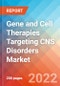 Gene and Cell Therapies Targeting CNS Disorders - Market Insight, Epidemiology and Market Forecast -2032 - Product Image