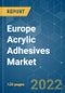 Europe Acrylic Adhesives Market - Growth, Trends, COVID-19 Impact, and Forecasts (2022 - 2027) - Product Thumbnail Image