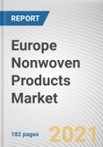 Europe Nonwoven Products Market by Product and End User: Opportunity Analysis and Industry Forecast, 2021-2025- Product Image