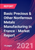 Basic Precious & Other Nonferrous Metals Manufacturing in France - Industry Market Research Report- Product Image