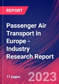Passenger Air Transport in Europe - Industry Research Report- Product Image