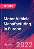 Motor Vehicle Manufacturing in Europe - Industry Market Research Report- Product Image