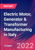 Electric Motor, Generator & Transformer Manufacturing in Italy - Industry Market Research Report- Product Image