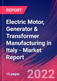 Electric Motor, Generator & Transformer Manufacturing in Italy - Industry Market Research Report- Product Image