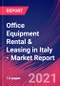Office Equipment Rental & Leasing in Italy - Industry Market Research Report - Product Thumbnail Image