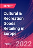 Cultural & Recreation Goods Retailing in Europe - Industry Market Research Report- Product Image