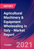 Agricultural Machinery & Equipment Wholesaling in Italy - Industry Market Research Report- Product Image