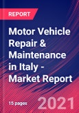 Motor Vehicle Repair & Maintenance in Italy - Industry Market Research Report- Product Image