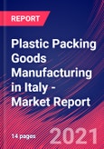 Plastic Packing Goods Manufacturing in Italy - Industry Market Research Report- Product Image