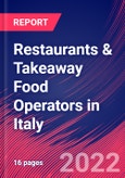 Restaurants & Takeaway Food Operators in Italy - Industry Market Research Report- Product Image
