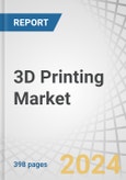 3D Printing Market by Offering (Printer, Material, Software, Services), Technology (Fused Deposition Modelling, Stereolithography), Process (Powder Bed Fusion, Material Extrusion, Binder Jetting), Application, Vertical & Region - Forecast to 2029- Product Image