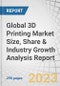 Global 3D Printing Market Size, Share & Industry Growth Analysis Report by Offering (Printer, Material, Software, Service), Process, Application, Vertical, Technology and Region - Growth Drivers and Industry Forecast to 2028 - Product Image