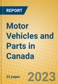 Motor Vehicles and Parts in Canada- Product Image