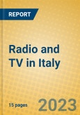 Radio and TV in Italy- Product Image